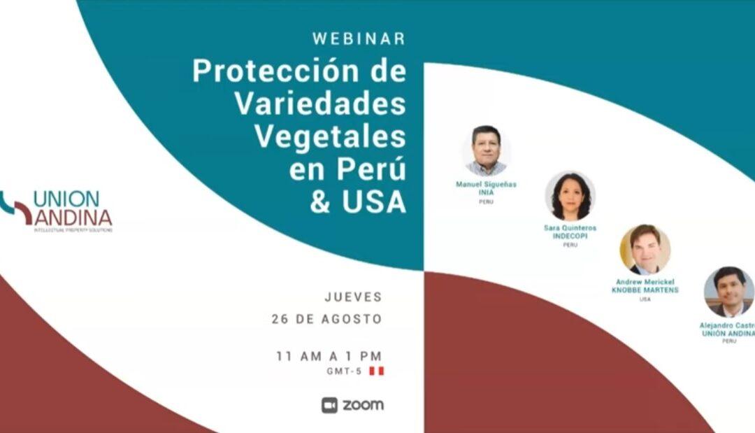 Protección de Variedades Vegetales en Perú & USA