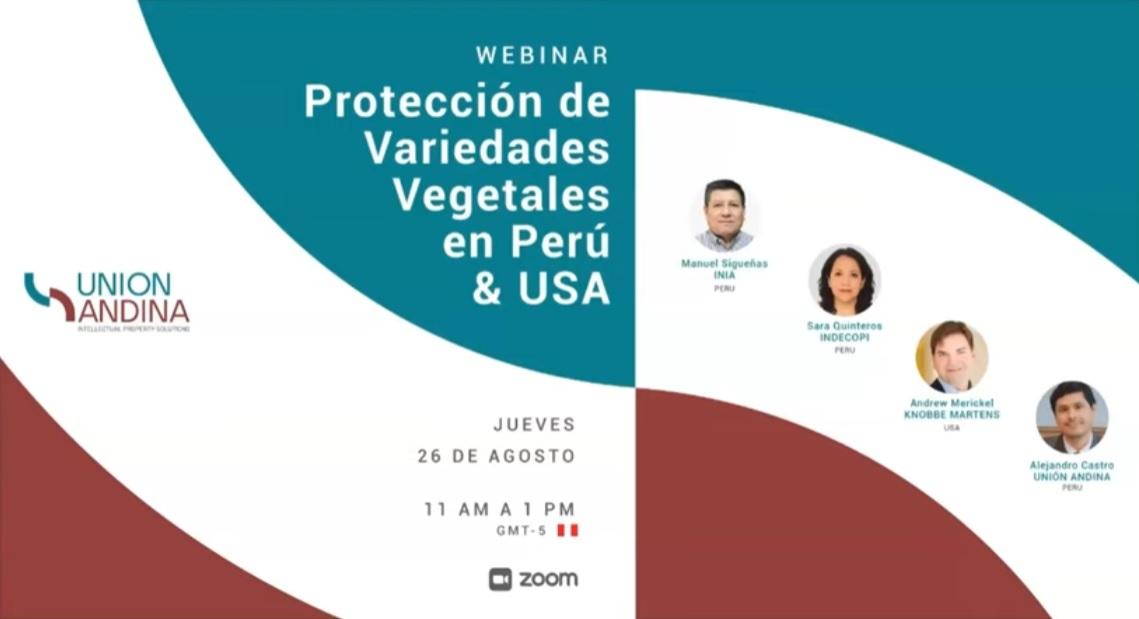 Protección de Variedades Vegetales en Perú & USA Union Andina